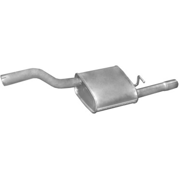 Tłumik końcowy Ford Focus 1.8i -16V 98-04, Polmo 08.654 A, OE 1061976 1067746 1121700 1230592 1308597 1341339