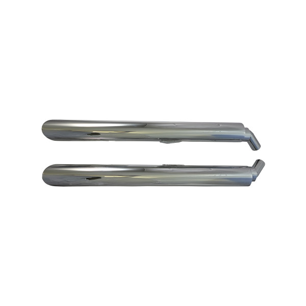 Tłumiki przelotowe TRIUMPH Thunderbird LT 1700 - gruby rant ścięty w dół, średnica Ø 90 mm Tłumiki przelotowe TRIUMPH Thunderbird LT 1700 - gruby rant ścięty w dół, średnica Ø 90 mm