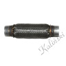 Złącze elastyczne z nyplem, plecionka 50 x 250 mm