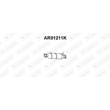 Katalizator ALFA ROMEO - 60623223 60623227 60623235