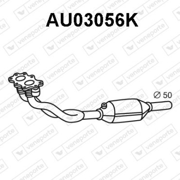 Katalizator AUDI / SEAT / SKODA / VOLKSWAGEN - 1J0253058DV 1J0253058KV 1J0253058KX