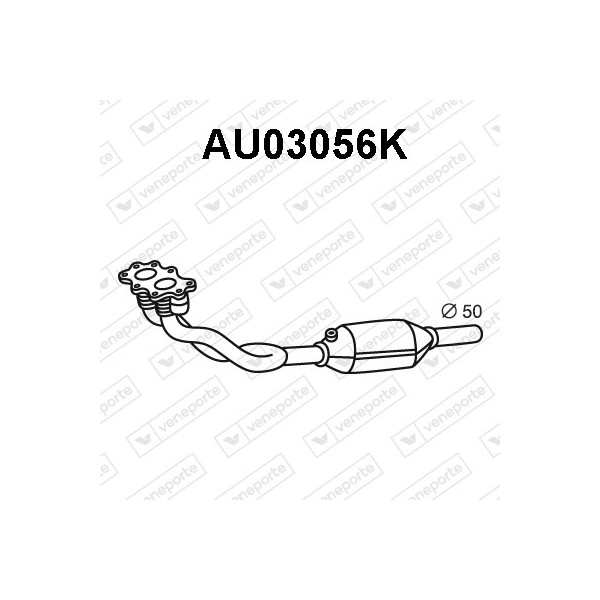Katalizator AUDI / SEAT / SKODA / VOLKSWAGEN - 1J0253058DV 1J0253058KV 1J0253058KX