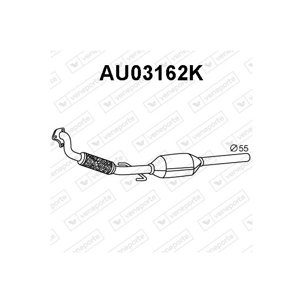 Katalizator AUDI / SEAT / SKODA / VOLKSWAGEN - 1J0253058HV 1J0253058HX 1J0253208AV