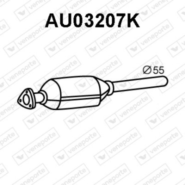 Katalizator AUDI / VOLKSWAGEN - 3B0253057BV-KAT 3B0253057BX-KAT 3B0253057DV-KAT