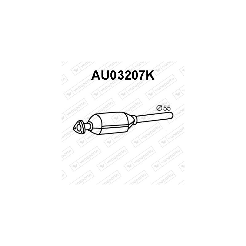 Katalizator AUDI / VOLKSWAGEN - 3B0253057BV 3B0253057BX 3B0253057DV