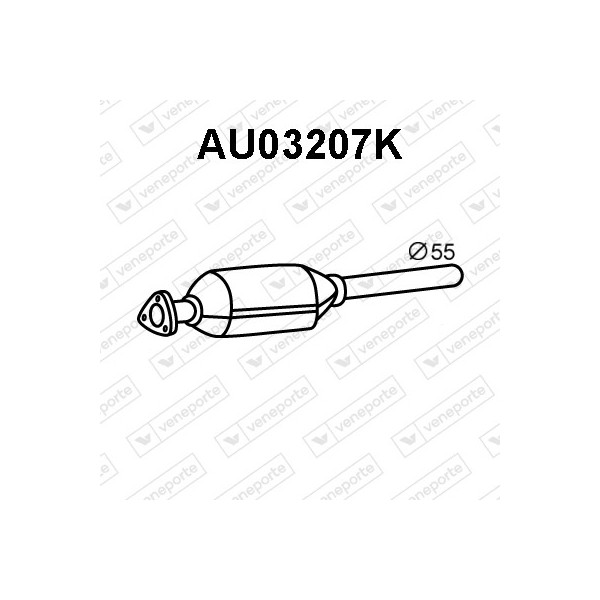 Katalizator AUDI / VOLKSWAGEN - 3B0253057BV-KAT 3B0253057BX-KAT 3B0253057DV-KAT