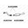 Katalizator AUDI / VOLKSWAGEN - 3B0253057AV 3B0253057AX 3B0253057CV