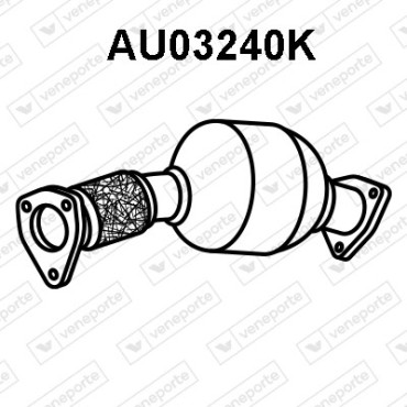 Katalizator AUDI - 8E0131702N 8E0131702NX 8E0254200DX