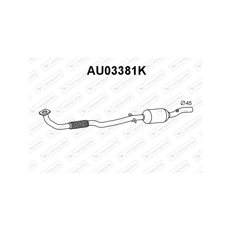 Katalizator AUDI - 8Z0253057X-KAT 8Z0254500KX-KAT 