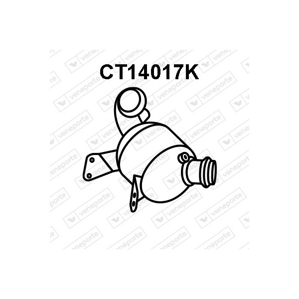 Katalizator CITROËN / FIAT / PEUGEOT - 1399826080 1614073880 1640278980