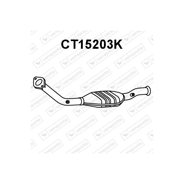 Katalizator CITROËN / PEUGEOT - 170551 1705EX 1705FK