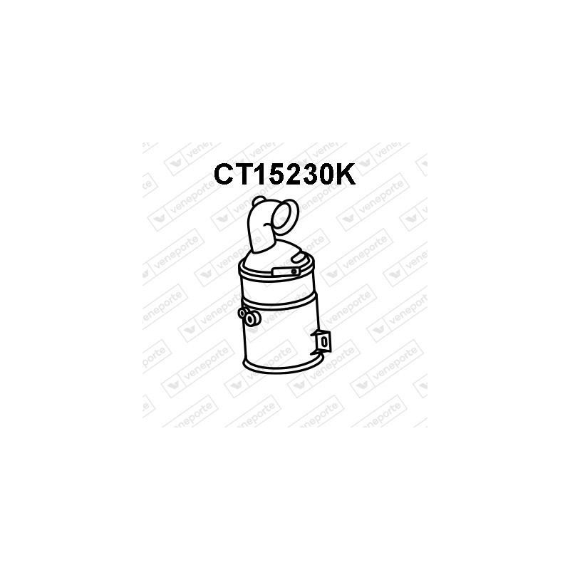 Katalizator CITROËN / MITSUBISHI / OPEL / PEUGEOT / VAUXHALL - 1608040580 1608732380 1731YN