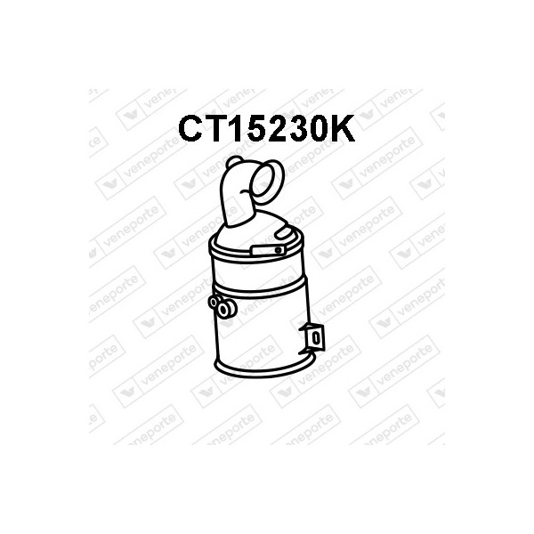 Katalizator CITROËN / MITSUBISHI / OPEL / PEUGEOT / VAUXHALL - 1608040580 1608732380 1731YN