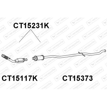 Katalizator CITROËN - 1609167180 1705HY 9805858780