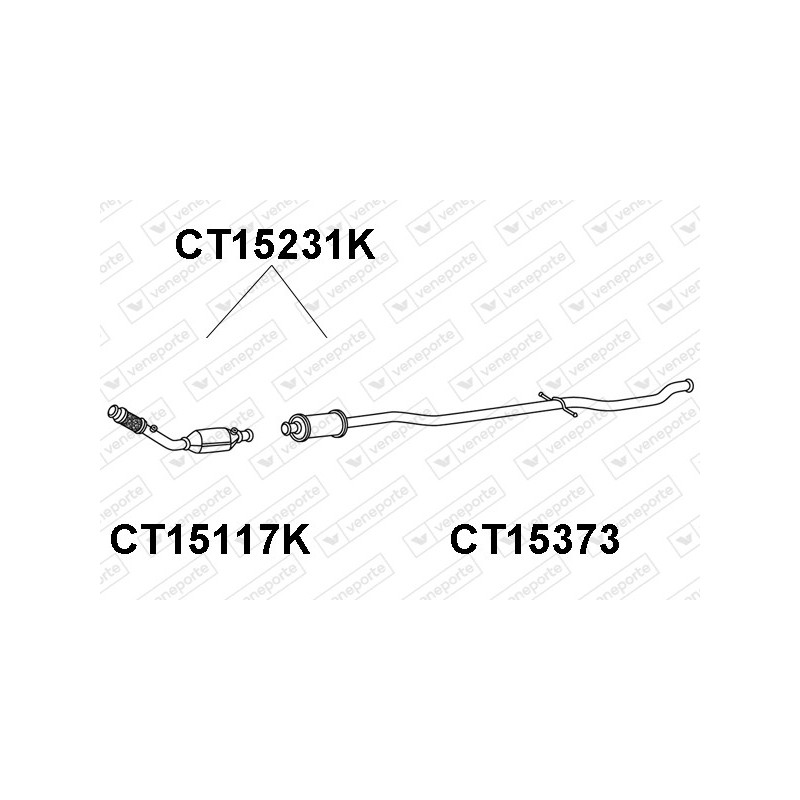 Katalizator CITROËN - 1609167180 1705HY 9805858780