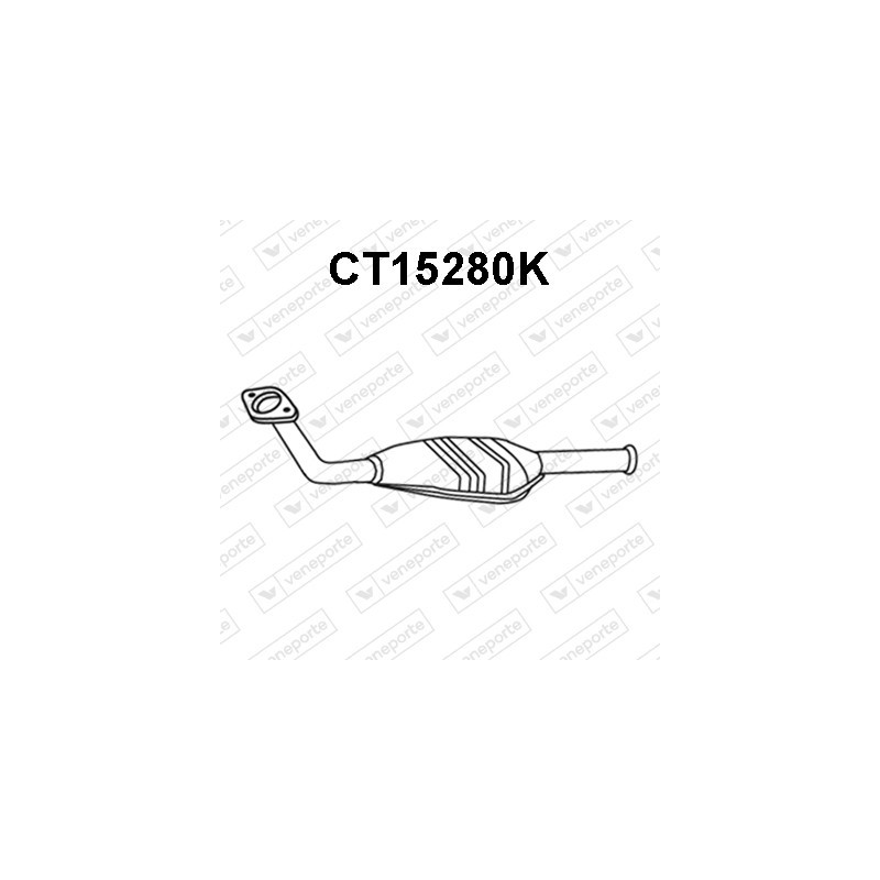 Katalizator CITROËN / FIAT / LANCIA / PEUGEOT - 1478314080 1705N1 1705N2