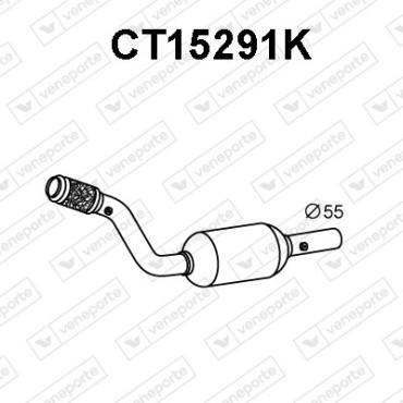 Katalizator CITROËN / FIAT / LANCIA / PEUGEOT - 1610629780 1705PC 1705PE