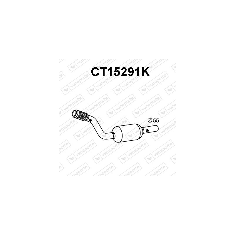Katalizator CITROËN / FIAT / LANCIA / PEUGEOT - 1610629780 1705PC 1705PE