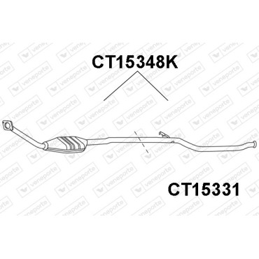 Katalizator CITROËN / PEUGEOT - 1705AC 1705AE 1705CC