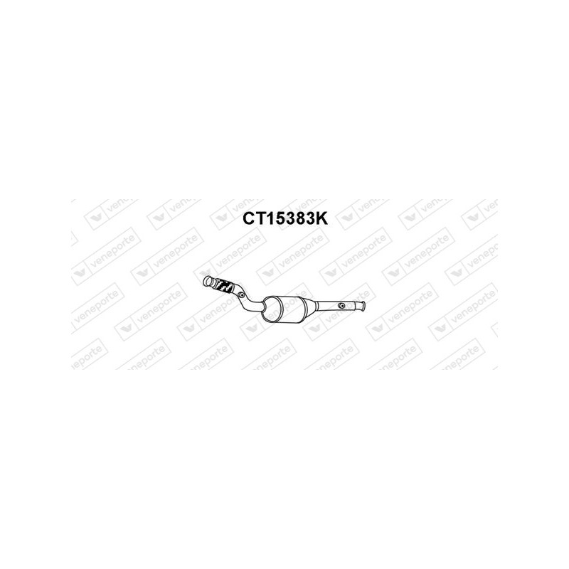 Katalizator CITROËN / FIAT / LANCIA / PEUGEOT - 1484492080 1487618080 1705JR