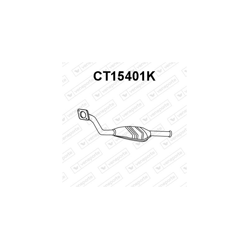 Katalizator CITROËN / FIAT / PEUGEOT - 1485887080 1705JN 1706AT