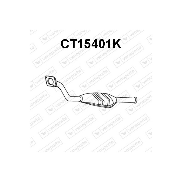 Katalizator CITROËN / FIAT / PEUGEOT - 1485887080 1705JN 1706AT