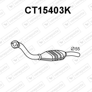 Katalizator CITROËN / FIAT / LANCIA / PEUGEOT - 1705NW 1705NX 1705NY