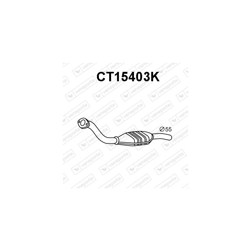 Katalizator CITROËN / FIAT / LANCIA / PEUGEOT - 1705NW 1705NX 1705NY