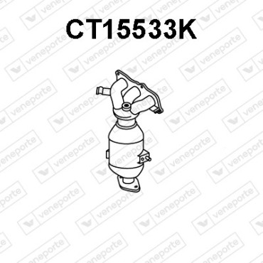 Katalizator CITROËN / PEUGEOT / TOYOTA - 0342K0 0342K3 0342K8