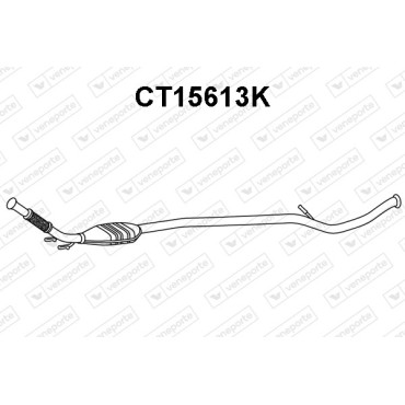 Katalizator CITROËN / PEUGEOT - 1705QP 170670 173869