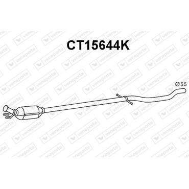 Katalizator CITROËN - 1705NJ 1731GP 1731GQ