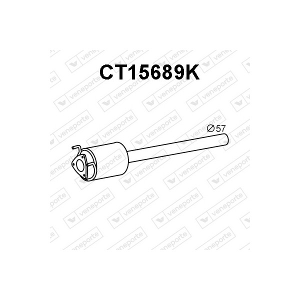 Katalizator CITROËN / FIAT / PEUGEOT - 1349824080 1352320080 1357547080