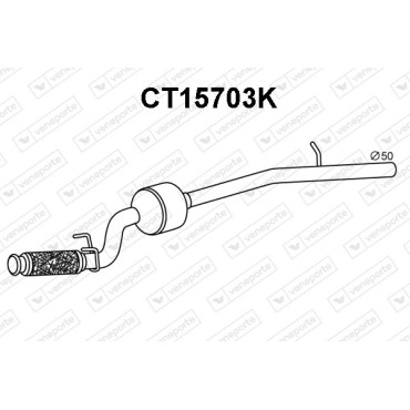 Katalizator CITROËN / FIAT / LANCIA / PEUGEOT - 1731LK 1731LT 1731ST
