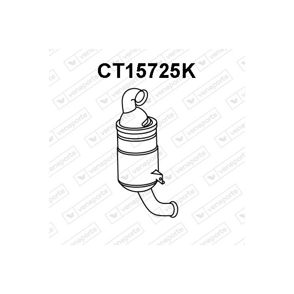 Katalizator CITROËN / FIAT / PEUGEOT - 1400242380 1400242480 1400672280