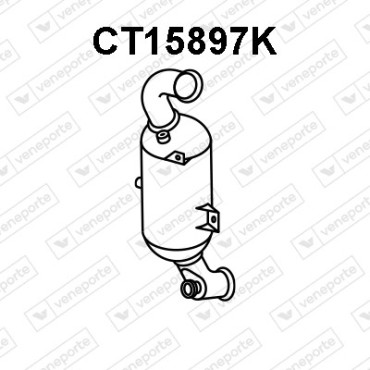 Katalizator CITROËN / DS / OPEL / PEUGEOT / TOYOTA / VAUXHALL - 3557446 3644521 9803803780