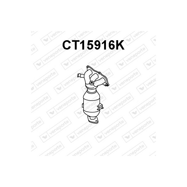 Katalizator CITROËN / PEUGEOT / TOYOTA - 0342L3 1608916280 171400Q060