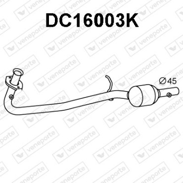 Katalizator DACIA / RENAULT - 6001547671 6001547672 6001547673