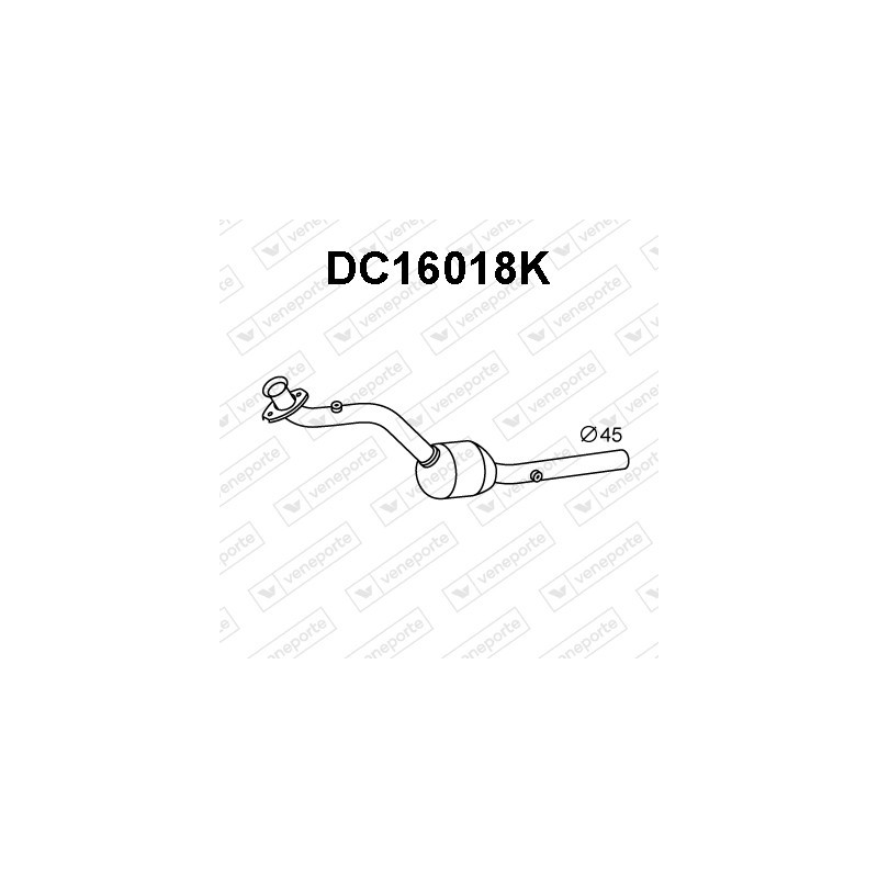 Katalizator DACIA / RENAULT - 200287282R 200288788R 200289190R