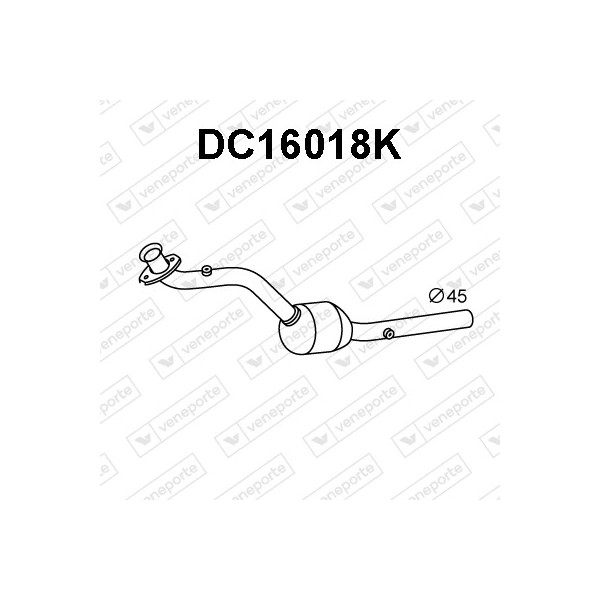 Katalizator DACIA / RENAULT - 200287282R 200288788R 200289190R