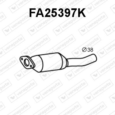 Katalizator FIAT - 2198218 46521904 46521907