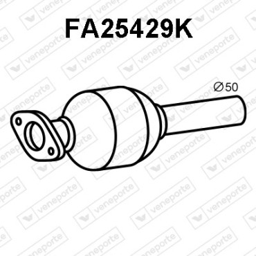 Katalizator FIAT - 46756796 46774573 