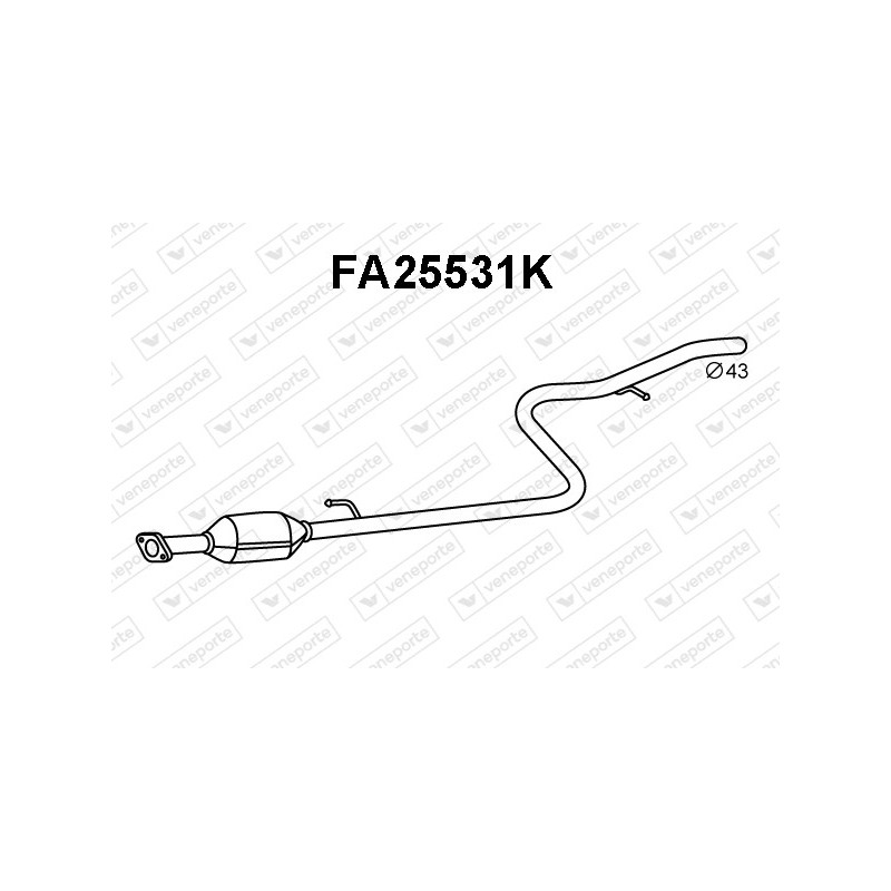 Katalizator FIAT - 46559528 46763993 46822739