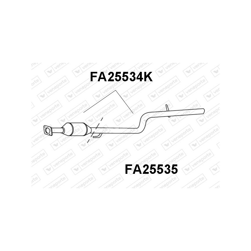 Katalizator FIAT - 46758796 51713564 51762989