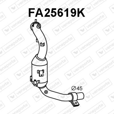 Katalizator ALFA ROMEO / FIAT / LANCIA - 50531130 51864490 51915319