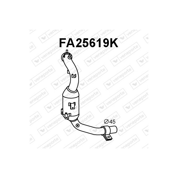 Katalizator ALFA ROMEO / FIAT / LANCIA - 50531130 51864490 51915319