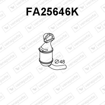 Katalizator FIAT / LANCIA / OPEL / SUZUKI / VAUXHALL - 1413084E50H02 5454424 55181852