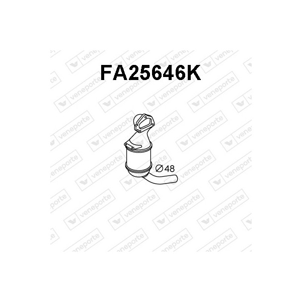 Katalizator FIAT / LANCIA / OPEL / SUZUKI / VAUXHALL - 1413084E50H02 5454424 55181852