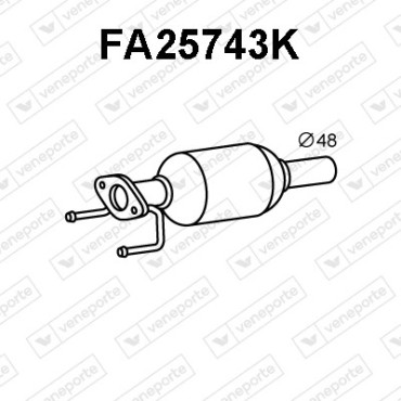 Katalizator FIAT / SUZUKI - 1425055L00H02-KAT 1425055L00H0-KAT 1425079J01H02-KAT