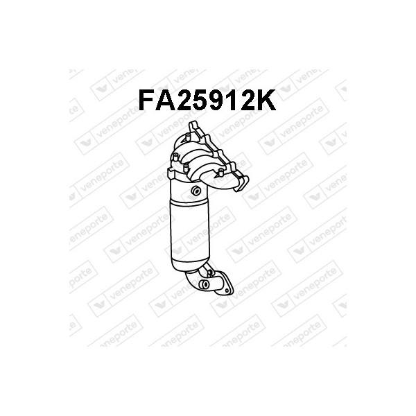 Katalizator FIAT - 51799772 51812347 51815637