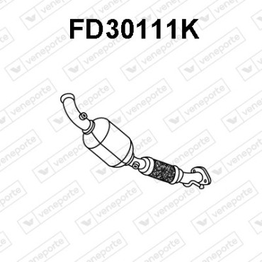 Katalizator FORD - 1693625 1709114 1727498